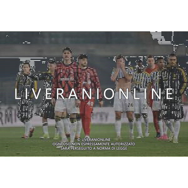 Hellas Verona vs Juventus nella foto delusione Juventus a fine gara Verona 17-02-2024 Stadio Marcantonio Bentegodi Campionato Serie A TIM - 25a giornata foto Roberto Garavaglia/Agenzia Aldo Liverani sas