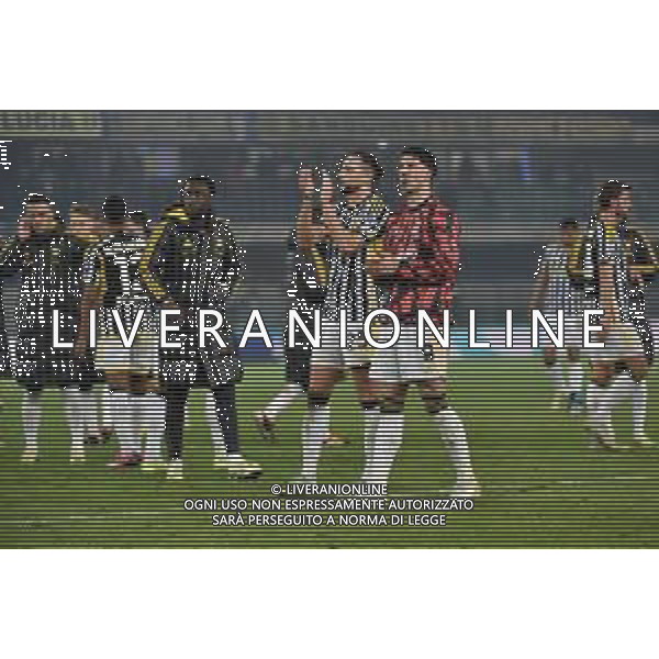 Hellas Verona vs Juventus nella foto delusione Juventus a fine gara Verona 17-02-2024 Stadio Marcantonio Bentegodi Campionato Serie A TIM - 25a giornata foto Roberto Garavaglia/Agenzia Aldo Liverani sas