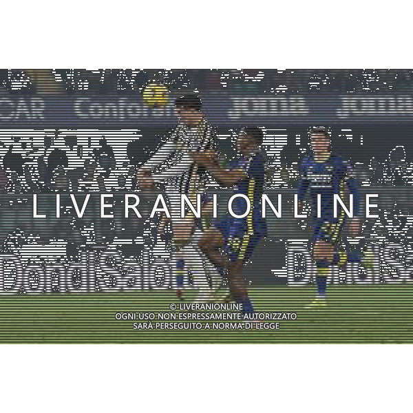 Hellas Verona vs Juventus nella foto Dusan Vlahovic (Juventus) occasione da gol Verona 17-02-2024 Stadio Marcantonio Bentegodi Campionato Serie A TIM - 25a giornata foto Roberto Garavaglia/Agenzia Aldo Liverani sas/AGENZIA ALDO LIVERANI SAS