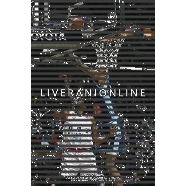 Torino 17.02.2024 Inalpi Arena Unahotels Reggio Emilia vs Generazione Vincente Napoli Basket Final Eight Coppa Italia 2024 Semifinale Nella foto: langston galloway e tariq owens ©Viganti/AGENZIA ALDO LIVERANI SAS