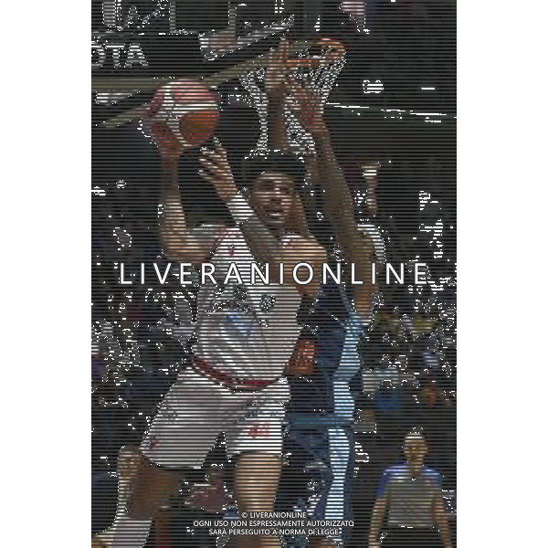 Torino 17.02.2024 Inalpi Arena Unahotels Reggio Emilia vs Generazione Vincente Napoli Basket Final Eight Coppa Italia 2024 Semifinale Nella foto: sasha grant e tariq owens ©Viganti/AGENZIA ALDO LIVERANI SAS