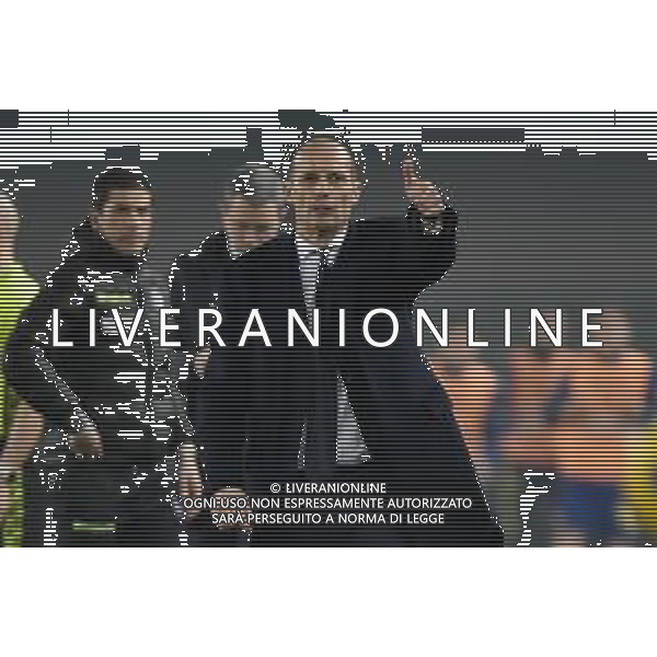 Hellas Verona vs Juventus nella foto Massimiliano Allegri allenatore Juventus Verona 17-02-2024 Stadio Marcantonio Bentegodi Campionato Serie A TIM - 25a giornata foto Roberto Garavaglia/Agenzia Aldo Liverani sas