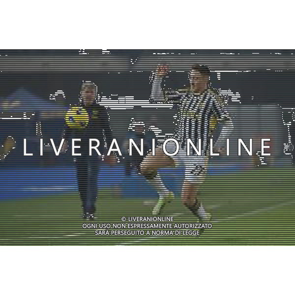 Hellas Verona vs Juventus nella foto Andrea Cambiaso (Juventus) Verona 17-02-2024 Stadio Marcantonio Bentegodi Campionato Serie A TIM - 25a giornata foto Roberto Garavaglia/Agenzia Aldo Liverani sas