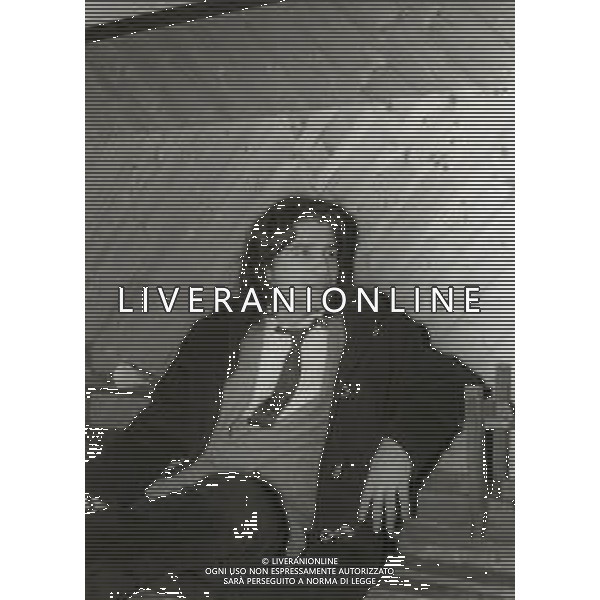 NEG-RETROSPETTIVA DRUPI CANTANTE NELLA FOTO DRUPI A MILANO NELL\'ANNO 1982 AG ALDO LIVERANI SAS