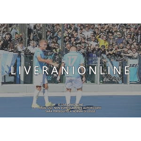 Lazio vs Bologna - Campionato Serie A TIM - 25 giornata - Stadio Olimpico - Roma 18-02-2024 nella foto Esultanza Isaksen dopo gol e Immobile ciro ©Federico Gaetano/AGENZIA ALDO LIVERANI SAS