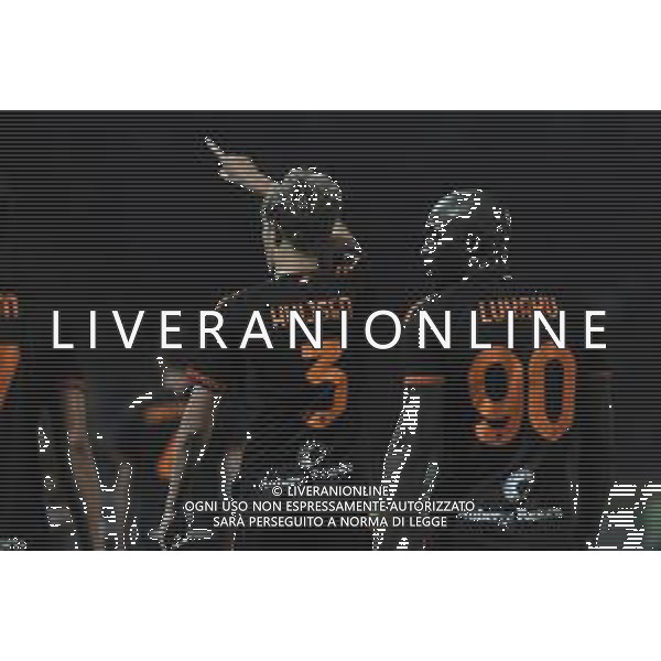 Frosinone vs Roma - Campionato Serie A TIM - 25 giornata - Stadio B.Stirpe - Frosinone 18-02-2024 nella foto Esultanza Huijsen foto federico gaetano-ag aldo liverani sas