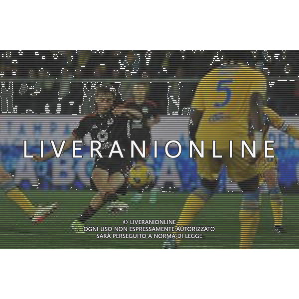 Frosinone vs Roma - Campionato Serie A TIM - 25 giornata - Stadio B.Stirpe - Frosinone 18-02-2024 nella foto Gol Huijsen foto federico gaetano-ag aldo liverani sas