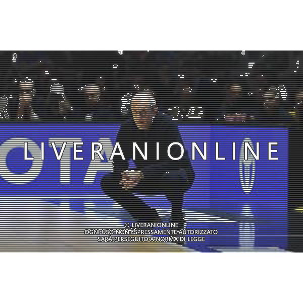 Torino 18.02.2024 Inalpi Arena EA7 Emporio Armani Milano vs Generazione Vincente Napoli Basket Final Eight Coppa Italia 2024 Finale Nella foto: ettore messina ©Viganti/AGENZIA ALDO LIVERANI SAS