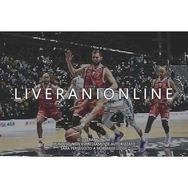Torino 18.02.2024 Inalpi Arena EA7 Emporio Armani Milano vs Generazione Vincente Napoli Basket Final Eight Coppa Italia 2024 Finale Nella foto: markel brown e nikola mirotic ©Viganti/AGENZIA ALDO LIVERANI SAS