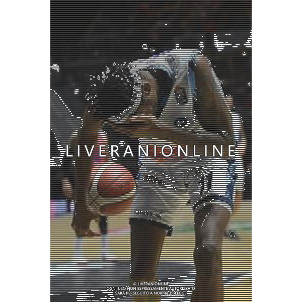 Torino 18.02.2024 Inalpi Arena EA7 Emporio Armani Milano vs Generazione Vincente Napoli Basket Final Eight Coppa Italia 2024 Finale Nella foto: tariq owens ©Viganti/AGENZIA ALDO LIVERANI SAS