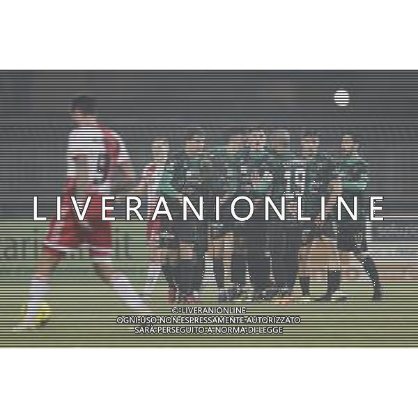 ZCP - 18/02/2024 LEGA PRO Rimini vs Pontedera Campionato di Calcio Serie C girone B - nella foto: Esultanza pontedera dopo il goal©Claudio Zamagni/Agenzia Aldo Liverani