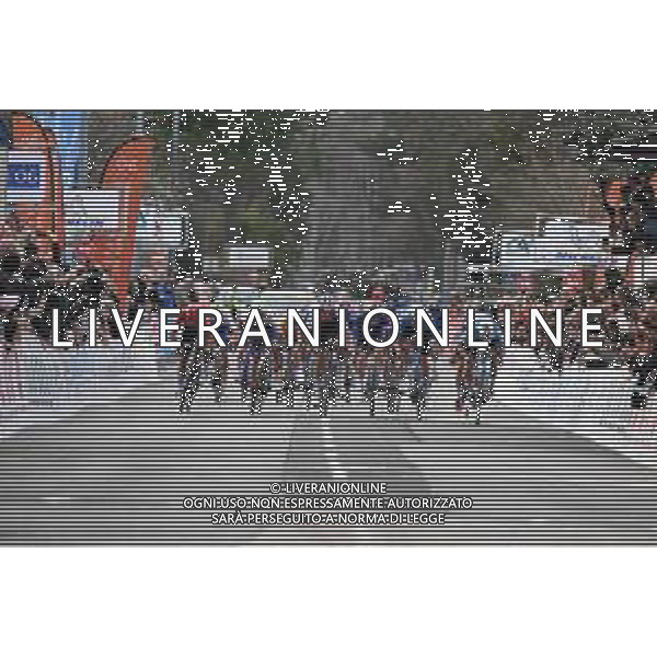 18-02-2024 Tour Des Alpes Maritimes; Tappa 02 Villefranche Sur Mer - Vence; 2024, Decathlon - Ag2r La Mondiale; 2024, Arkea - Beb Hotels; 2024, Cofidis; 2024, Groupama - Fdj; Cosnefroy, Benoit; Paret Peintre, Aurelien; Albanese, Vincenzo; Perez, Anthony; Gregoire, Romain; Vence; foto stefano sirotti-ag aldo liverani sas ©SIROTTI/AGENZIA ALDO LIVERANI SAS