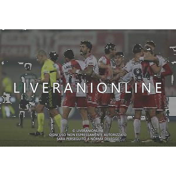 ZCP - 18/02/2024 LEGA PRO Rimini vs Pontedera Campionato di Calcio Serie C girone B - nella foto: Esultanza Morra Claudio(Rimini fc) dopo il goal ©Claudio Zamagni/Agenzia Aldo Liverani /AGENZIA ALDO LIVERANI SAS
