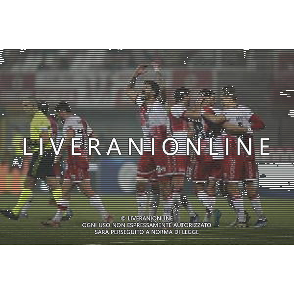 ZCP - 18/02/2024 LEGA PRO Rimini vs Pontedera Campionato di Calcio Serie C girone B - nella foto: Esultanza Morra Claudio(Rimini fc) dopo il goal ©Claudio Zamagni/Agenzia Aldo Liverani /AGENZIA ALDO LIVERANI SAS
