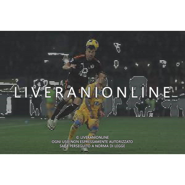 Frosinone vs Roma - Campionato Serie A TIM - 25 giornata - Stadio B.Stirpe - Frosinone 18-02-2024 nella foto El Shaarwy e Gelli foto federico gaetano-ag aldo liverani sas