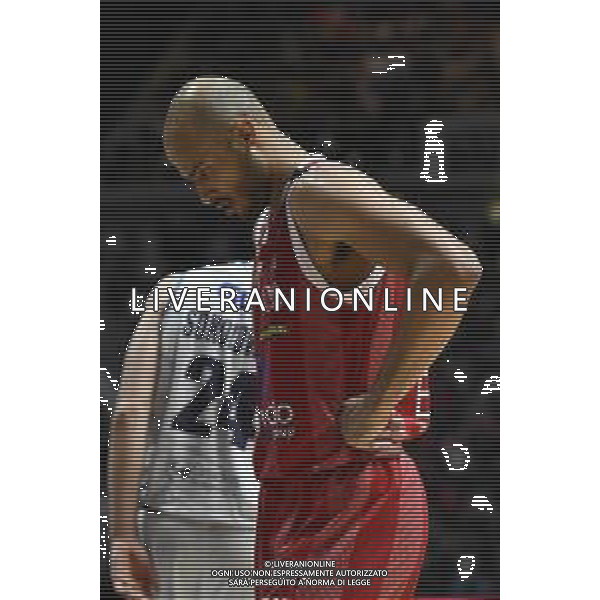 Torino 18.02.2024 Inalpi Arena EA7 Emporio Armani Milano vs Generazione Vincente Napoli Basket Final Eight Coppa Italia 2024 Finale Nella foto: delusione shavon shields ©Viganti/AGENZIA ALDO LIVERANI SAS