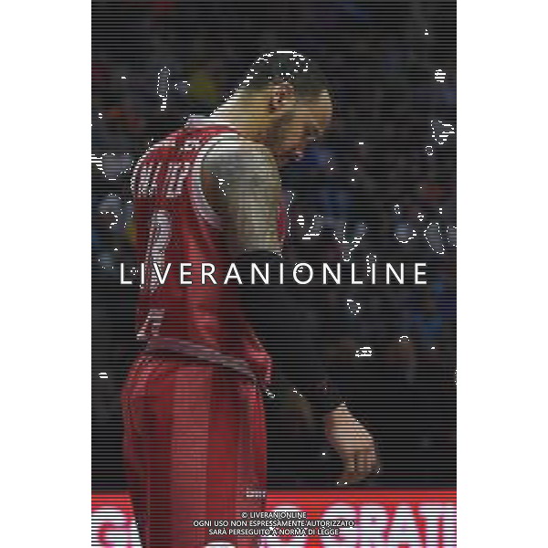 Torino 18.02.2024 Inalpi Arena EA7 Emporio Armani Milano vs Generazione Vincente Napoli Basket Final Eight Coppa Italia 2024 Finale Nella foto: delusione shabazz napier ©Viganti/AGENZIA ALDO LIVERANI SAS