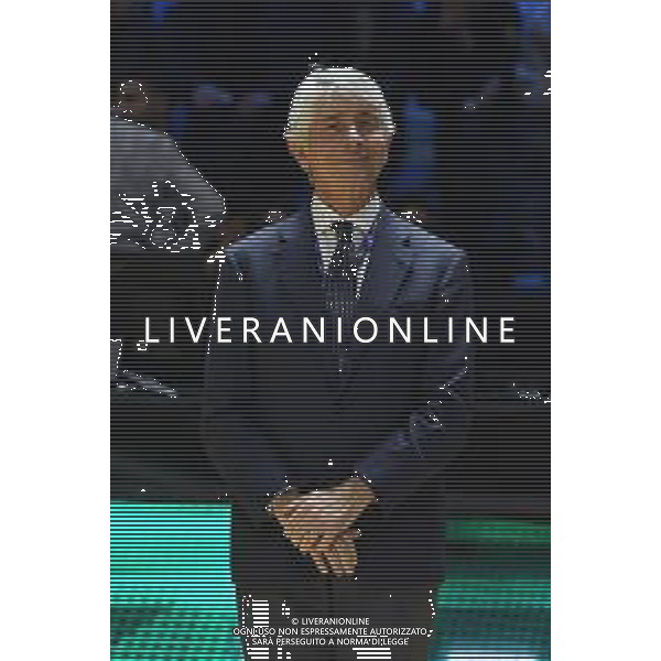 Torino 18.02.2024 Inalpi Arena EA7 Emporio Armani Milano vs Generazione Vincente Napoli Basket Final Eight Coppa Italia 2024 Finale Nella foto: andrea abodi ministro dello sport ©Viganti/AGENZIA ALDO LIVERANI SAS