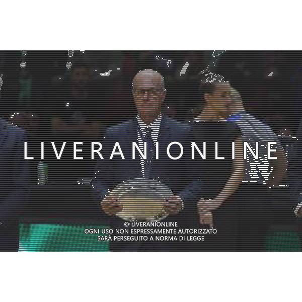 Torino 18.02.2024 Inalpi Arena EA7 Emporio Armani Milano vs Generazione Vincente Napoli Basket Final Eight Coppa Italia 2024 Finale Nella foto: umberto gandini presidente della lega basket ©Viganti/AGENZIA ALDO LIVERANI SAS