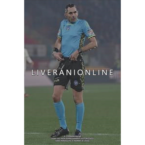 Monza vs Milan nella foto l\'arbitro Andrea Colombo di Como Monza 18-02-2024 U-Power Stadium Campionato Serie A TIM - 25a giornata foto Roberto Garavaglia/Agenzia Aldo Liverani sas