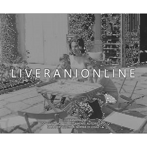 IRA VON FURSTENBERG NELLA VILLA DI BAROCCO 1965 CON I FIGLI CHRISTOFF E HUBERTUS archivio Giovanni Liverani/Ag.Aldo Liverani