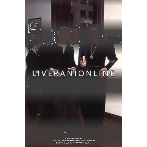 IRA VON FURSTENBERG CON LA MADRE CLARA AGNELLI E IL FRATELLO EGON archivio Giovanni Liverani/Ag.Aldo Liverani