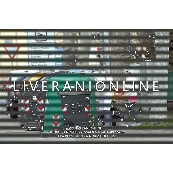 IMOLA 11 03 2021 TARIFFA SUI RIFIUTI INDIFFERENZIATA NELLA FOTO CASSONETTI ©SANNA/AGENZIA ALDO LIVERANI SAS