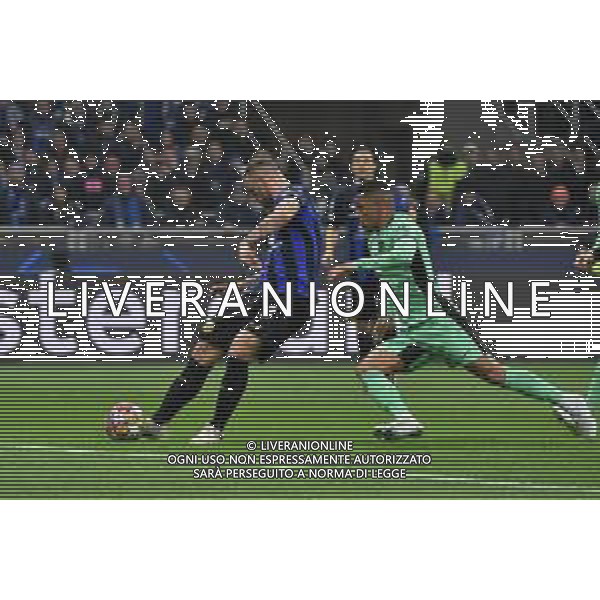 Inter vs Atletico Madrid nella foto Marko Arnautovic (Inter) occasione da gol fallita Milano 20-02-2024 Stadio Giuseppe Meazza - San Siro UEFA Champions League - ottavi di finale gara di andata foto Roberto Garavaglia/Agenzia Aldo Liverani sas/AGENZIA ALDO LIVERANI SAS