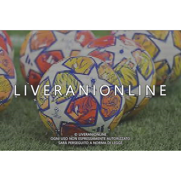 Inter vs Atletico Madrid nella foto il pallone ufficiale delle gara ad eliminazione diretta della UEFA Champions League 2023-2024 Milano 20-02-2024 Stadio Giuseppe Meazza - San Siro UEFA Champions League - ottavi di finale gara di andata foto Roberto Garavaglia/Agenzia Aldo Liverani sas