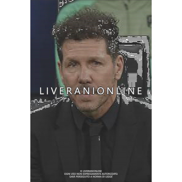 Inter vs Atletico Madrid nella foto Diego Pablo Simeone allenatore Atletico Madrid Milano 20-02-2024 Stadio Giuseppe Meazza - San Siro UEFA Champions League - ottavi di finale gara di andata foto Roberto Garavaglia/Agenzia Aldo Liverani sas