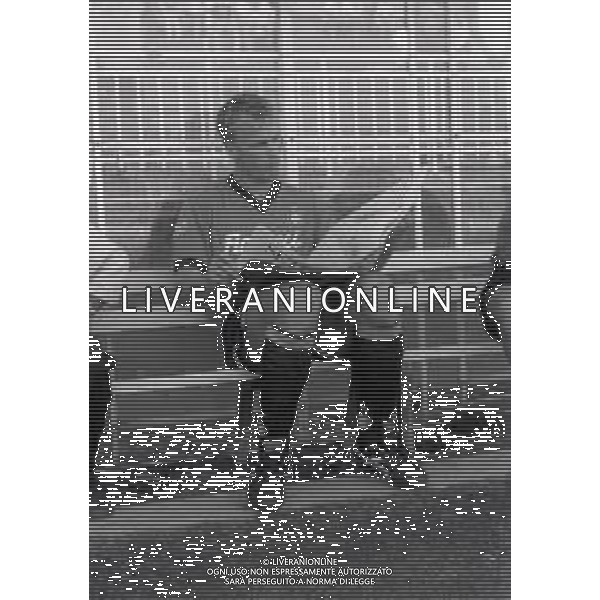 NEG-RETROSPETTIVA DENNIS BERGKAMP CALCIATORE NELLA FOTO DENNIS BERGKAMP NELL\'ANNO 1993 AG ALDO LIVERANI SAS 