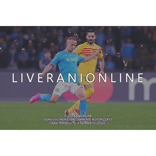 NAPOLI - BARCELLONA Ottavi Andata Champions League 21.02.2023 nella foto: Stanislav Lobotka, Ilkay Gundogan ©MOSCA/AGENZIA ALDO LIVERANI SAS