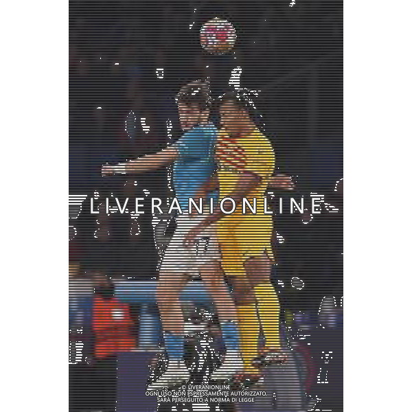 NAPOLI - BARCELLONA Ottavi Andata Champions League 21.02.2023 nella foto: Khvicha Kvaratskhelia, Jules Kounde\' ©MOSCA/AGENZIA ALDO LIVERANI SAS