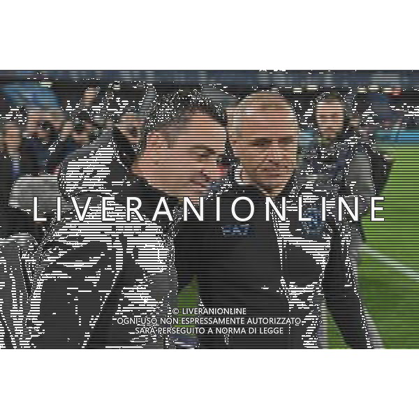 NAPOLI - BARCELLONA Ottavi Andata Champions League 21.02.2023 nella foto: Xavi, Francesco Calzona ©MOSCA/AGENZIA ALDO LIVERANI SAS