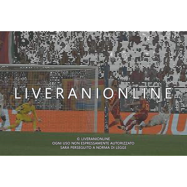 Roma vs Feyenoord - Europa League - Play Off - Stadio Olimpico - Roma 22-02-2024 nella foto Gol Gimenez ©Federico Gaetano/AGENZIA ALDO LIVERANI SAS