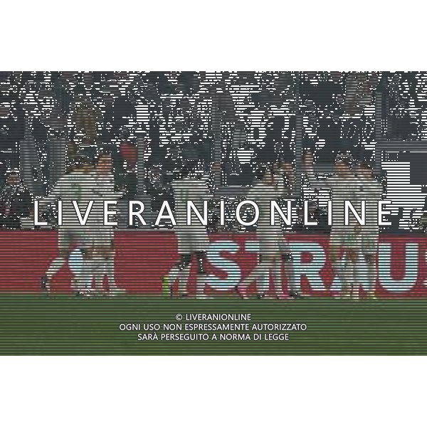 Roma vs Feyenoord - Europa League - Play Off - Stadio Olimpico - Roma 22-02-2024 nella foto Esultanza Feyenoord dopo Gol Gimenez ©Federico Gaetano/AGENZIA ALDO LIVERANI SAS