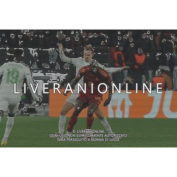 Roma vs Feyenoord - Europa League - Play Off - Stadio Olimpico - Roma 22-02-2024 nella foto Lukaku e Beelen ©Federico Gaetano/AGENZIA ALDO LIVERANI SAS