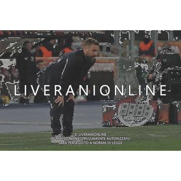 Roma vs Feyenoord - Europa League - Play Off - Stadio Olimpico - Roma 22-02-2024 nella foto Daniele De Rossi ©Federico Gaetano/AGENZIA ALDO LIVERANI SAS