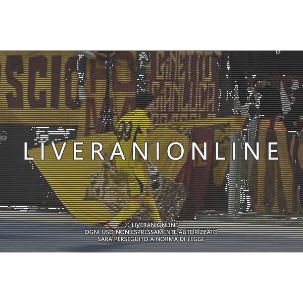 Roma vs Feyenoord - Europa League - Play Off - Stadio Olimpico - Roma 22-02-2024 nella foto Svilar esulta a fine gara ©Federico Gaetano/AGENZIA ALDO LIVERANI SAS