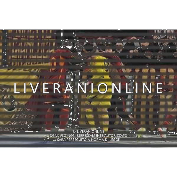 Roma vs Feyenoord - Europa League - Play Off - Stadio Olimpico - Roma 22-02-2024 nella foto Esultanza finale Roma ©Federico Gaetano/AGENZIA ALDO LIVERANI SAS