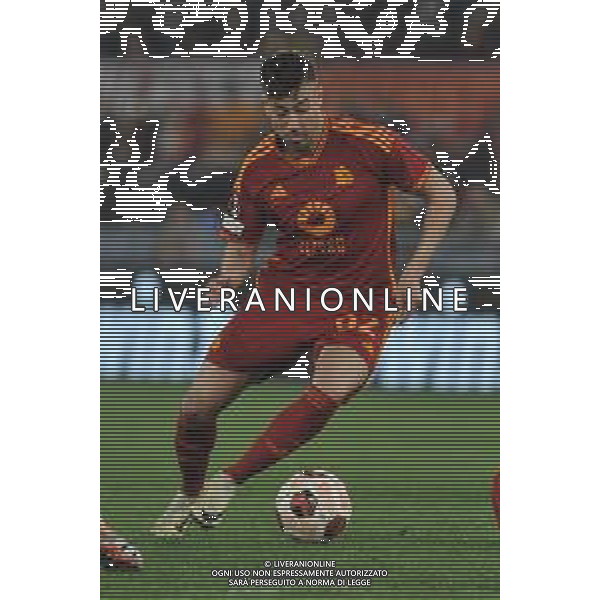 Roma vs Feyenoord - Europa League - Play Off - Stadio Olimpico - Roma 22-02-2024 nella foto Stephan El Shaarawy FOTO FEDERICO GAETANO-AG ALDO LIVERANI SAS