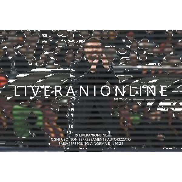 Roma vs Feyenoord - Europa League - Play Off - Stadio Olimpico - Roma 22-02-2024 nella foto Daniele De Rossi FOTO FEDERICO GAETANO-AG ALDO LIVERANI SAS