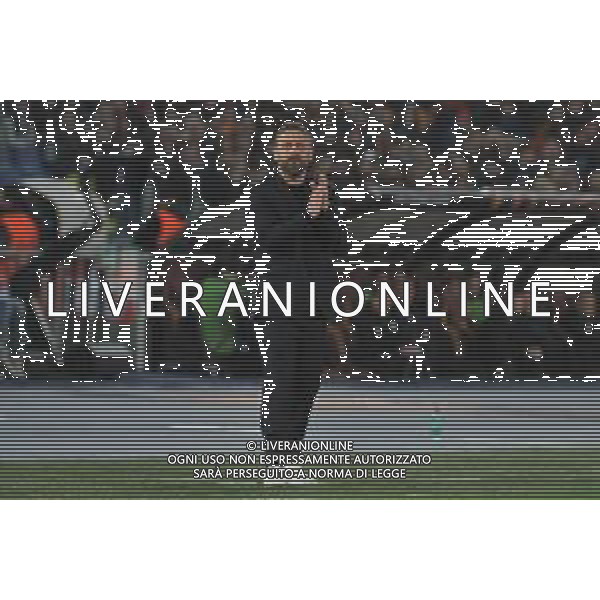 Roma vs Feyenoord - Europa League - Play Off - Stadio Olimpico - Roma 22-02-2024 nella foto Daniele De Rossi FOTO FEDERICO GAETANO-AG ALDO LIVERANI SAS