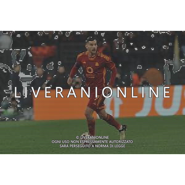 Roma vs Feyenoord - Europa League - Play Off - Stadio Olimpico - Roma 22-02-2024 nella foto Lorenzo Pellegrini FOTO FEDERICO GAETANO-AG ALDO LIVERANI SAS