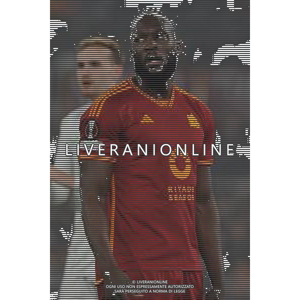Roma vs Feyenoord - Europa League - Play Off - Stadio Olimpico - Roma 22-02-2024 nella foto Romelu Lukaku FOTO FEDERICO GAETANO-AG ALDO LIVERANI SAS