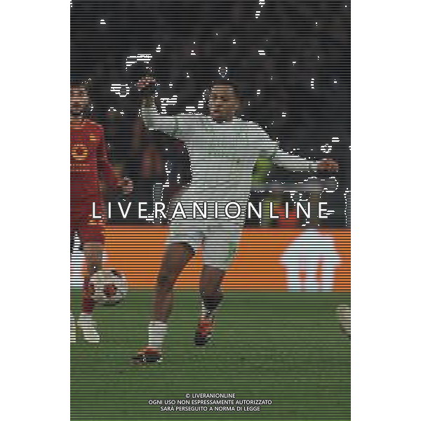 Roma vs Feyenoord - Europa League - Play Off - Stadio Olimpico - Roma 22-02-2024 nella foto Quinten Timber FOTO FEDERICO GAETANO-AG ALDO LIVERANI SAS