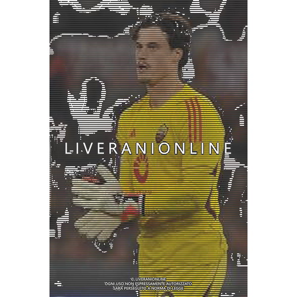 Roma vs Feyenoord - Europa League - Play Off - Stadio Olimpico - Roma 22-02-2024 nella foto Mile Svilar FOTO FEDERICO GAETANO-AG ALDO LIVERANI SAS