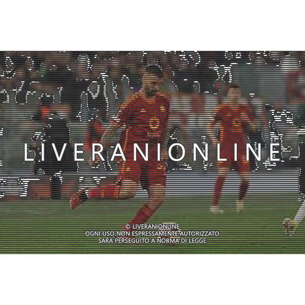 Roma vs Feyenoord - Europa League - Play Off - Stadio Olimpico - Roma 22-02-2024 nella foto Lorenzo Pellegrini FOTO FEDERICO GAETANO-AG ALDO LIVERANI SAS