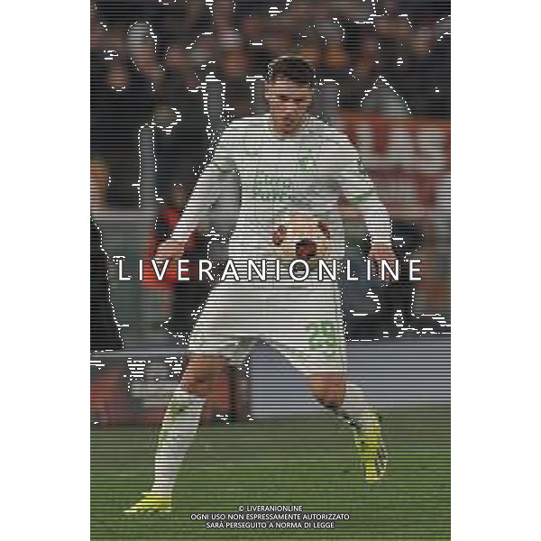 Roma vs Feyenoord - Europa League - Play Off - Stadio Olimpico - Roma 22-02-2024 nella foto Santiago Gimenez FOTO FEDERICO GAETANO-AG ALDO LIVERANI SAS