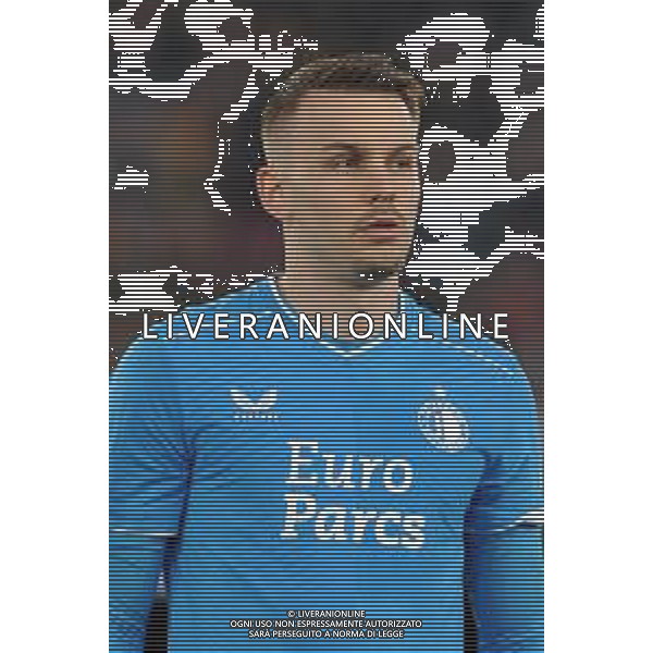 Roma vs Feyenoord - Europa League - Play Off - Stadio Olimpico - Roma 22-02-2024 nella foto Timon Wellenreuther FOTO FEDERICO GAETANO-AG ALDO LIVERANI SAS